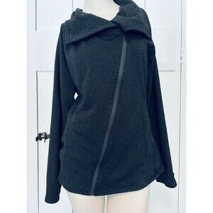 Puma Sweater Sweatshirt Black Mock‎ Neck Long Sleeve Pullover Zip Up Large